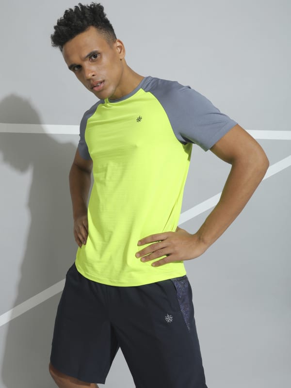 Panelled Active T-shirt