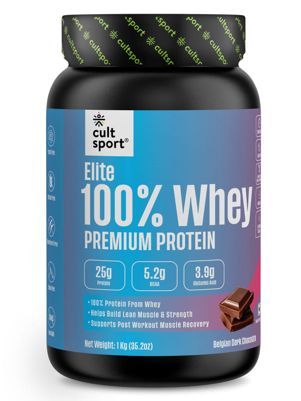 Cultsport Elite 100% Whey Protein, 1 Kg