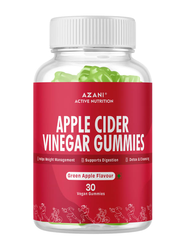 Azani Apple Cider Vinegar Gummies with Mother | Weight Loss, Gut Health, Detox , 30 Gummies