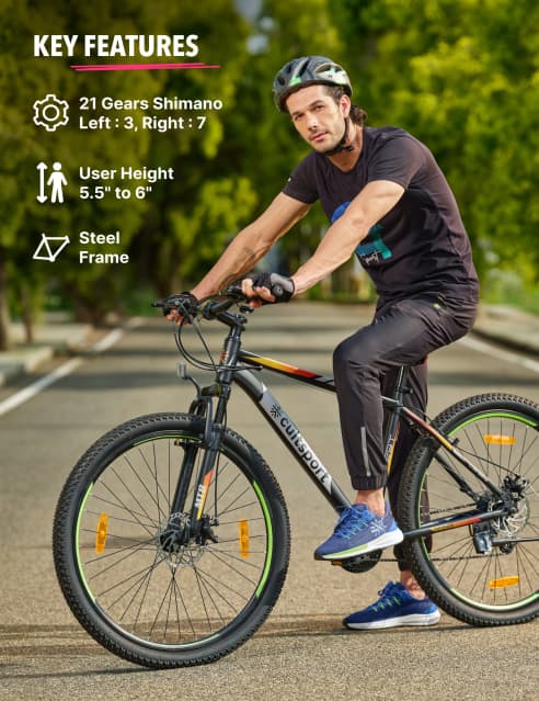 21 inch bike cheap for what height
