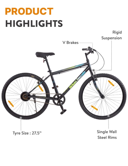 Buy Urban Terrain 26T Maza Single Speed City Bike Cultsport