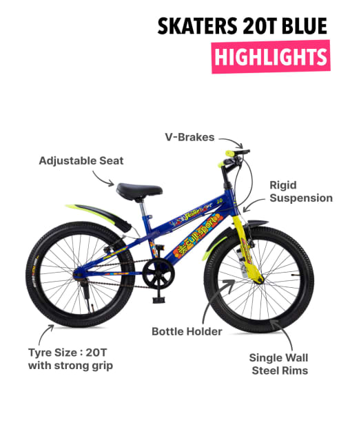 20 inch store blue bike