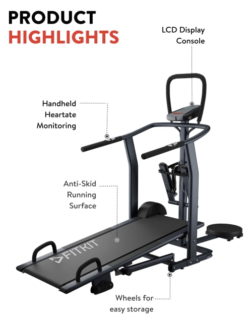 Force fitmill manual treadmill clearance