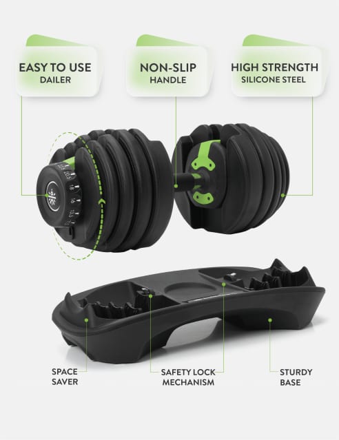 Men's health adjustable hotsell dumbbell