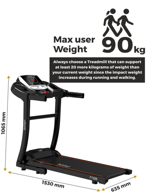 Fitkit deals treadmill ft098