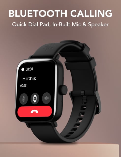 Smartwatch with built online in mic and speaker