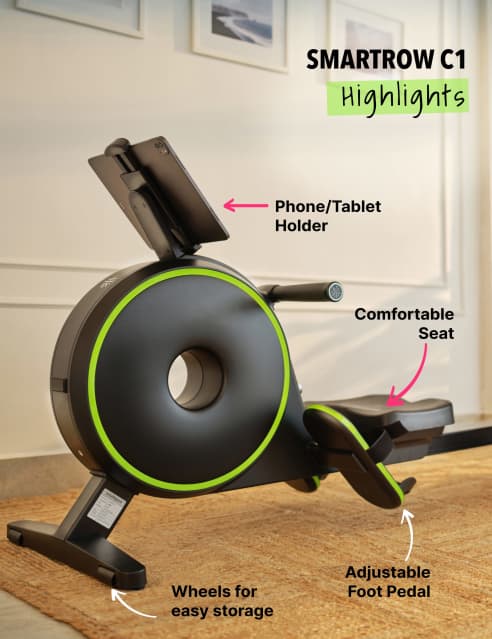 Hci fitness sprint best sale outrigger scull rowing machine