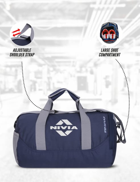 Nivia gym bag hot sale with shoe compartment