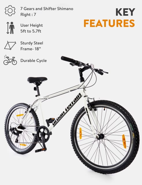 Shop for Mountain Cycle Steel 7 Speed Shimano Gear 26 inch With
