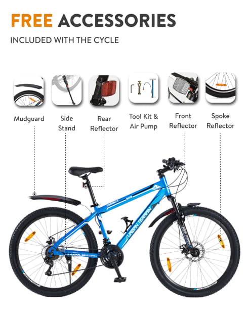 Shop for Mountain Cycle Steel 21 Speed Shimano Gear 27.5 inch
