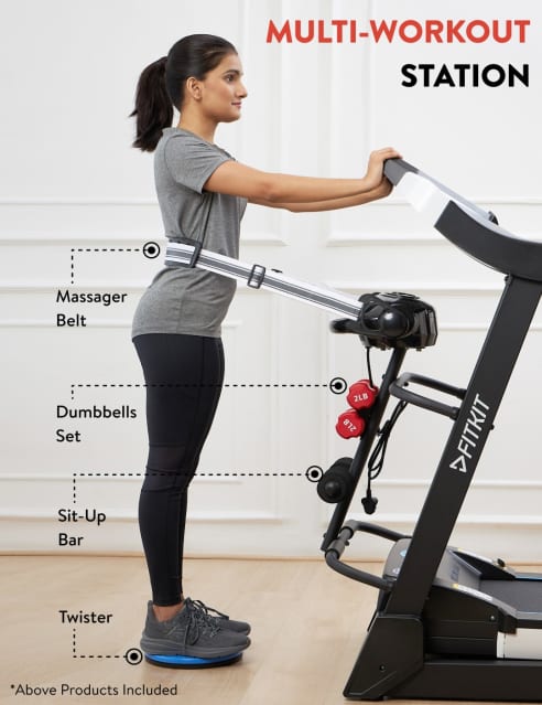 Buy fitkit ft200m Treadmill Online 31499 in India Cultsport