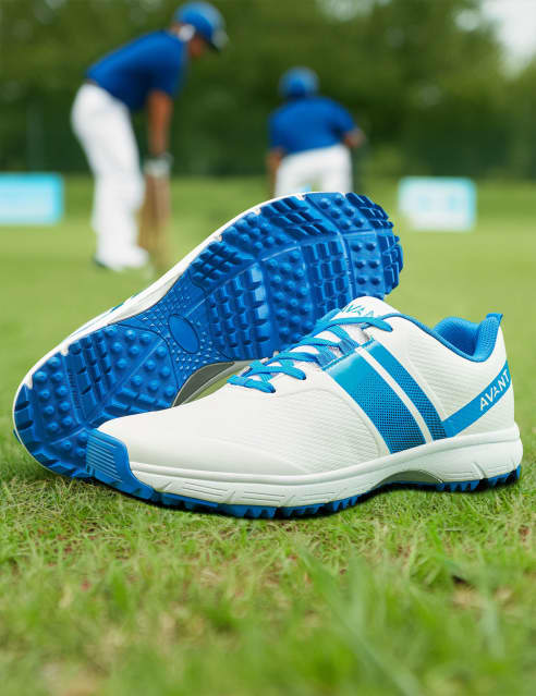 Blue cricket shoes top