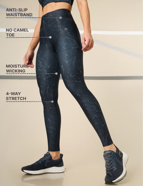 Marble print workout leggings store