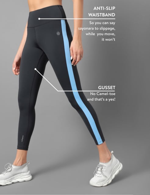 No slip workout leggings top