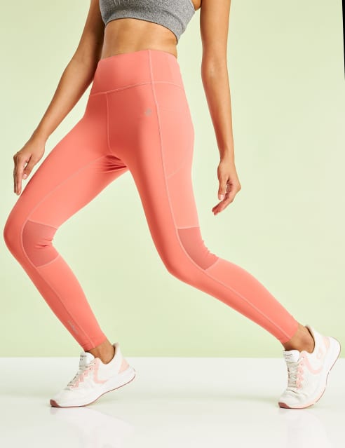 High Waist Running Tights with Side Pocket