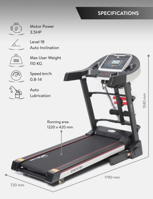 Rpm 747mi treadmill outlet