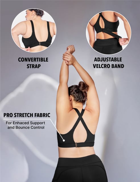 Adjustable sports bra with adjustable straps - Activewear