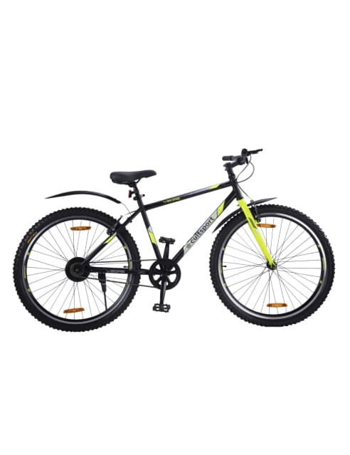 Vegas Black Steel Single Speed Cycle 27.5 inch City Bike Double Wall Rim Free Trainer Sessions Cycling Event