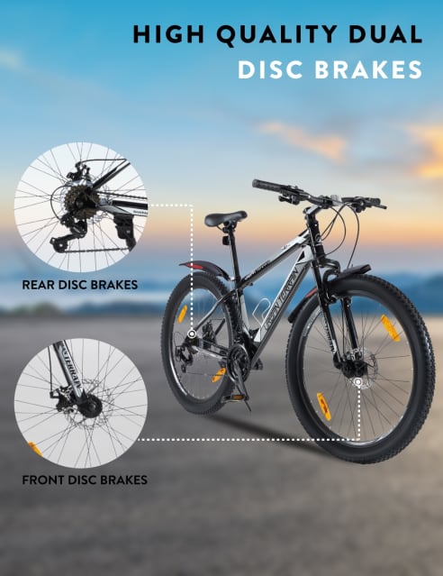 Double disk brake gear cycle sales