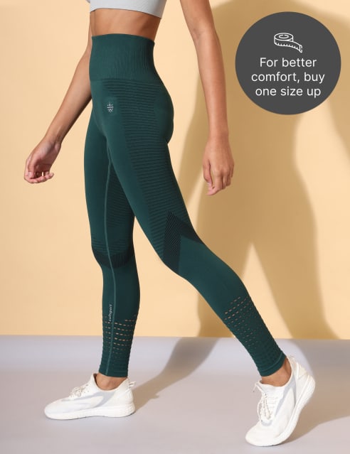 Buy Seamless Solid Anti Chafing Tights for Women Online