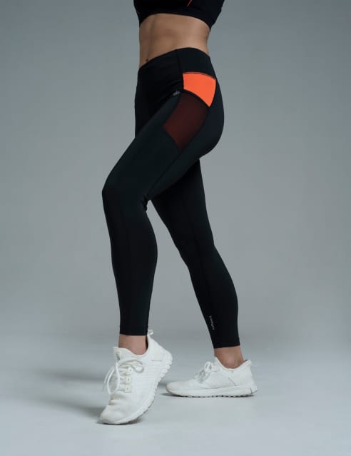 Black and neon leggings clearance