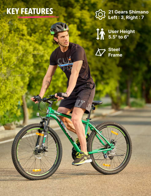 Shop for Bolan Steel 21 Speed Shimano Gear 27.5 inch Mountain