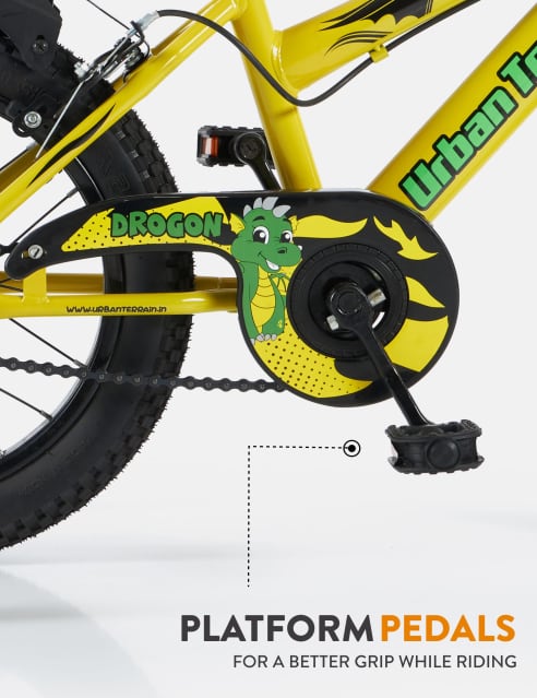 16 inch top yellow bike