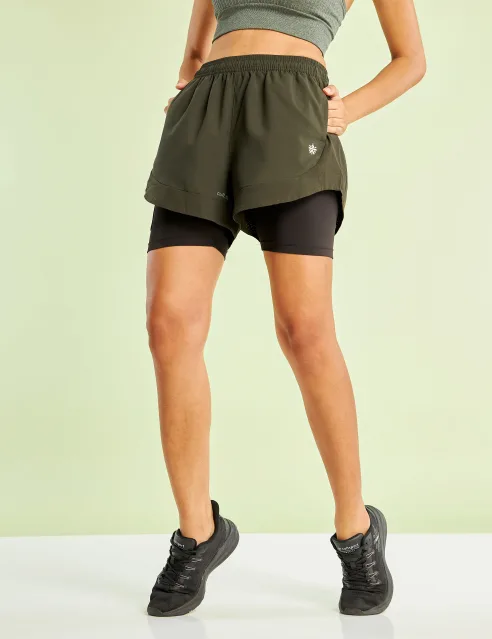 QuickDry Running Shorts with Inner Tights