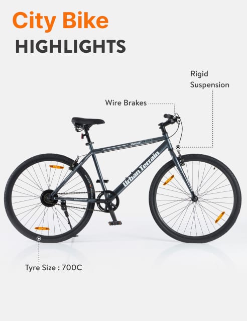 700c hotsell bike height