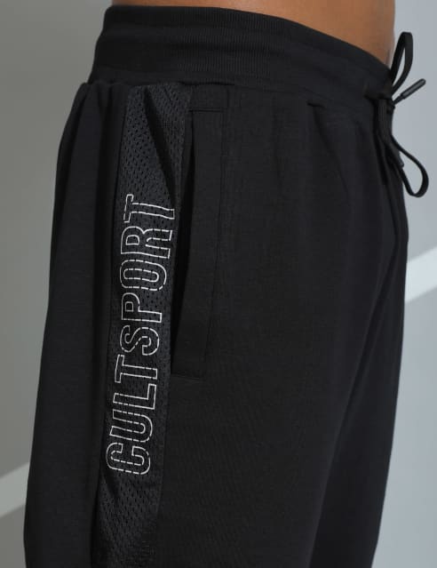 Mesh panel joggers sale