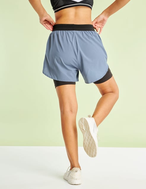 CULTSPORT Running Shorts with Inner Tights, Slip-On, Breathable