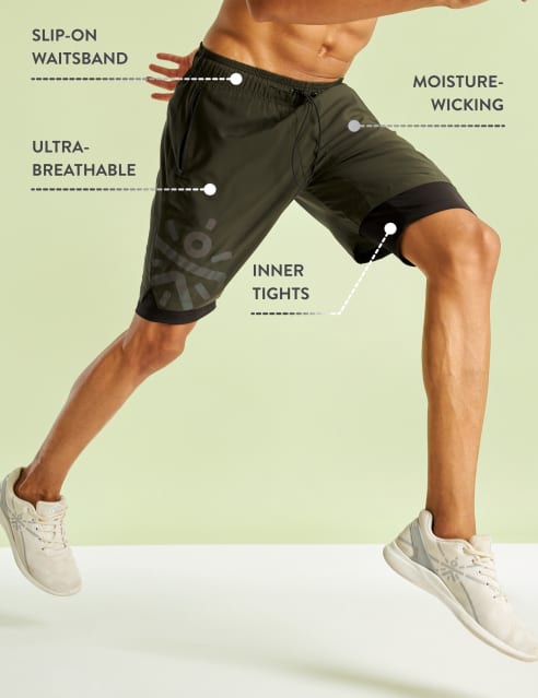 Tights shorts running sale