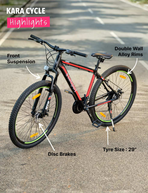 Shop for Kara Alloy 21 Speed Shimano Gear 29 inch Mountain Cycle
