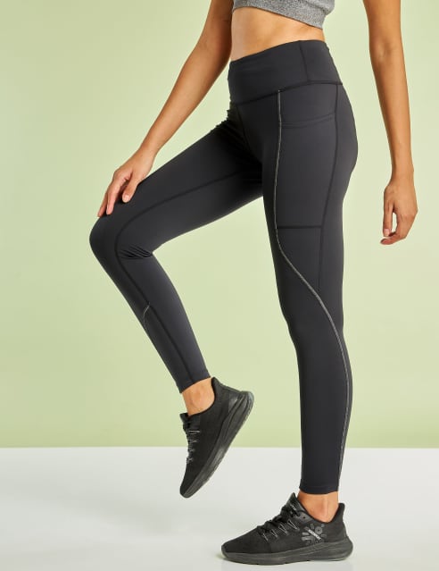 Buy Panelled High Waist Running Tights for Women Online Cultsport