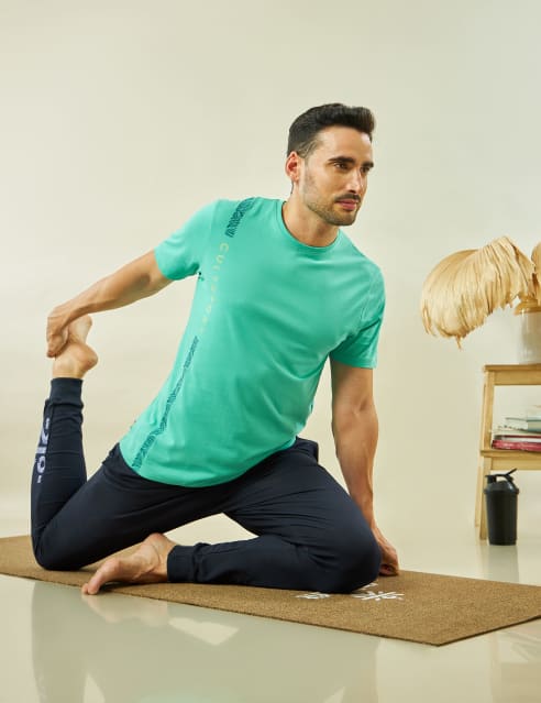 Yoga t shirts mens hotsell