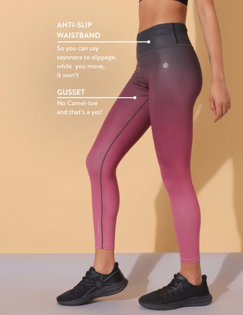 Blue Ombre 4-D fit Yoga Pants