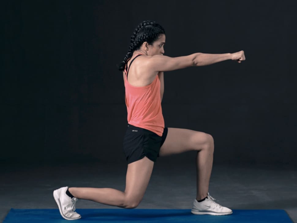 Upper Body Workout Practice Punches with Arms, Chest & Back Exercises