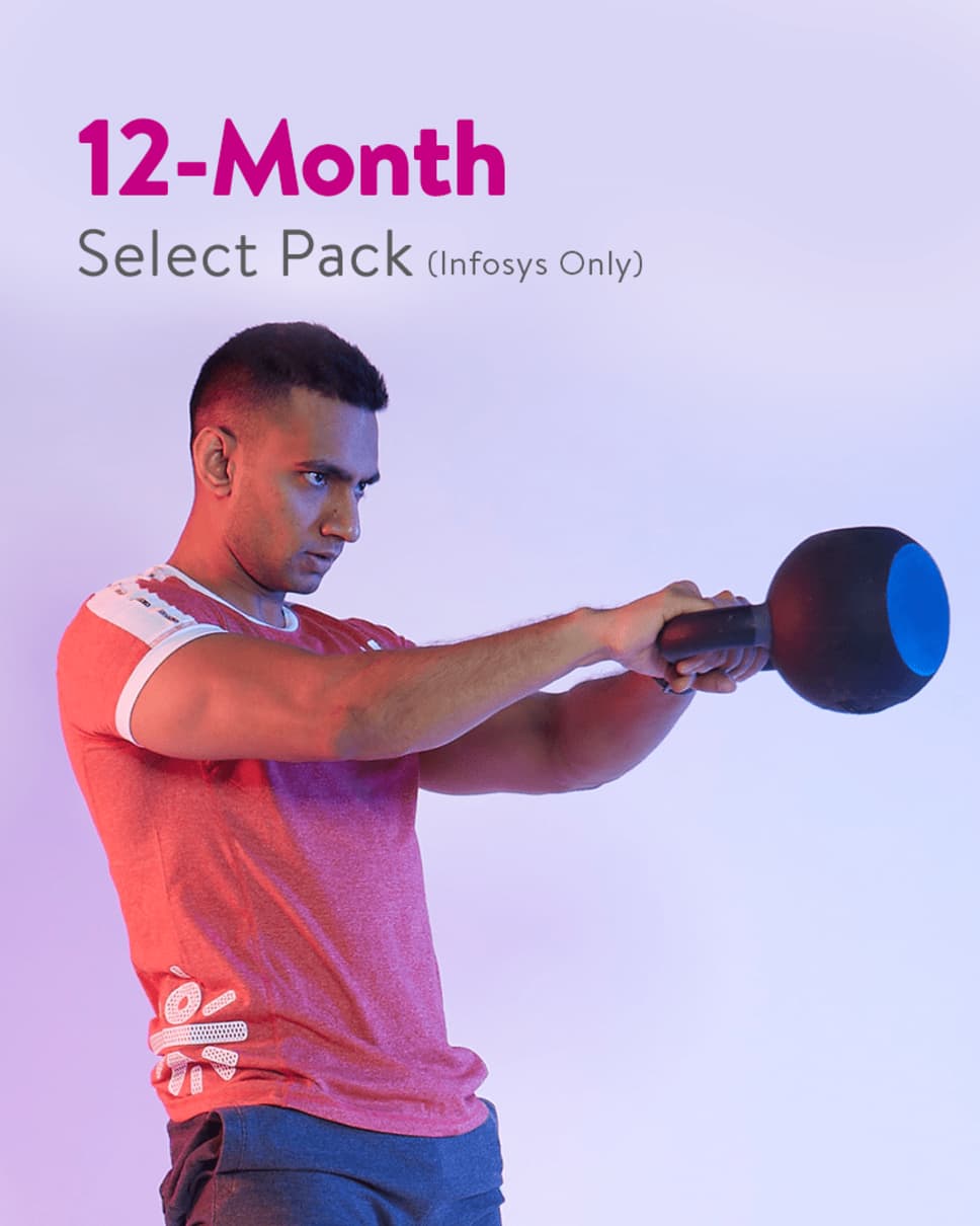cult.fit Gym WorkOut 12 Month Select Pack - Infosys Only Pack
