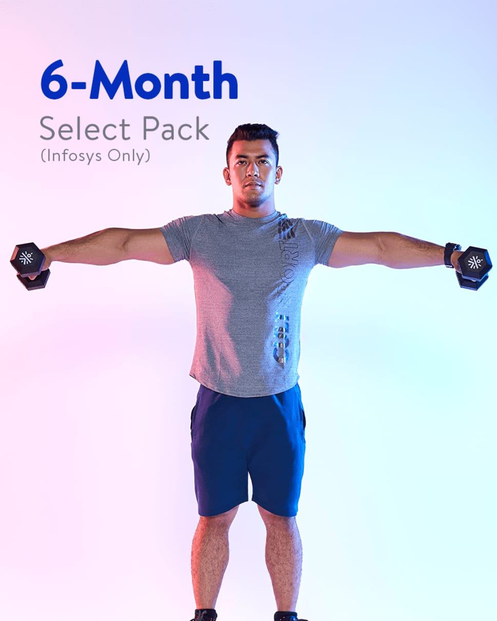 cult.fit Gym WorkOut 6 Month Select Pack - Infosys Only Pack