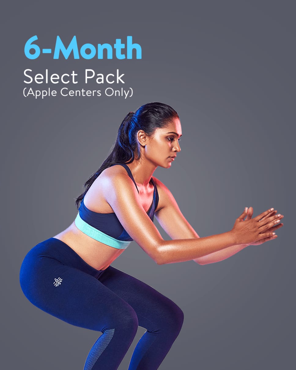 cult.fit Gym WorkOut 6 Month Select Pack - Apple Centers Only Pack