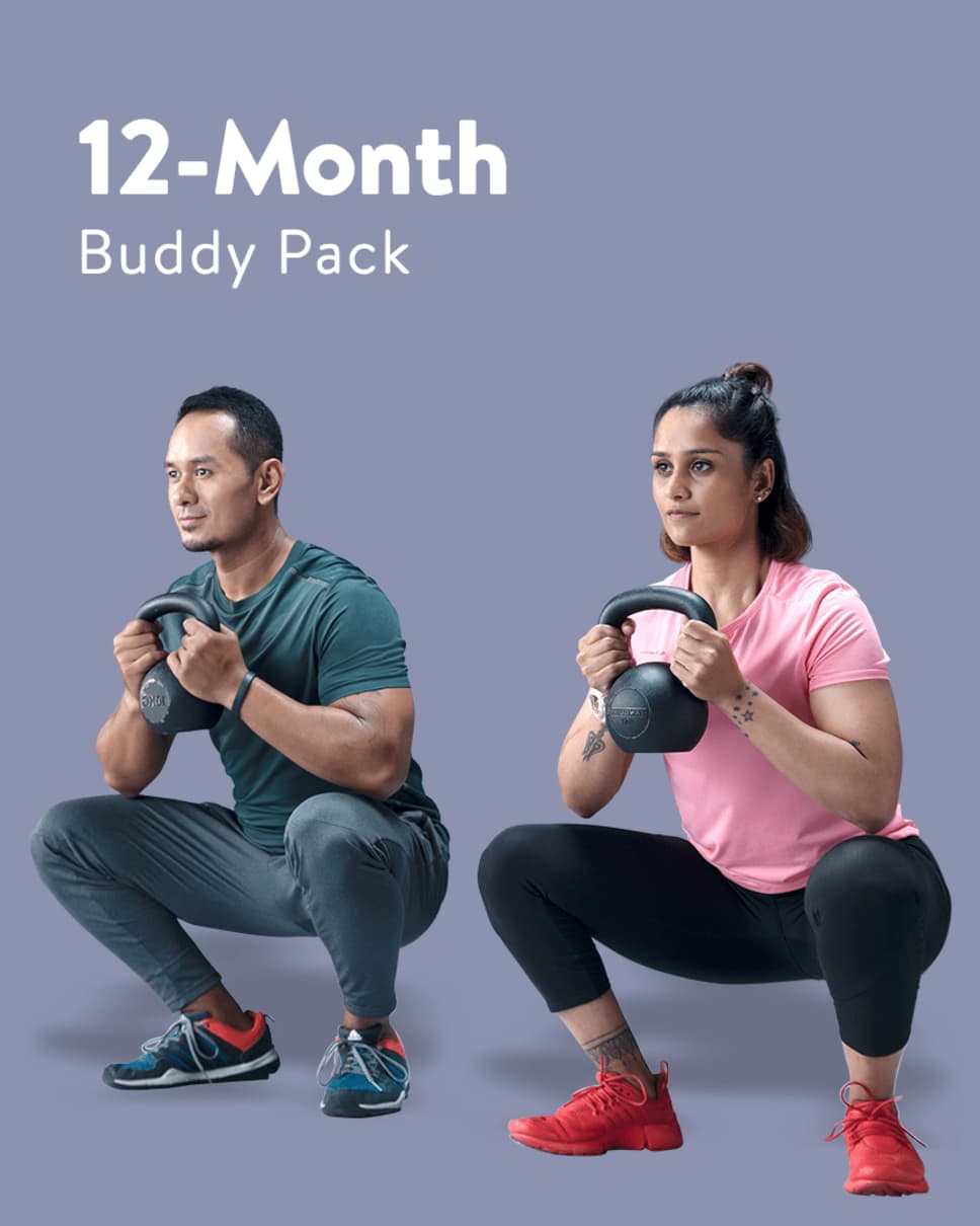 cult.fit Gym WorkOut 12 Month Buddy Pack Pack