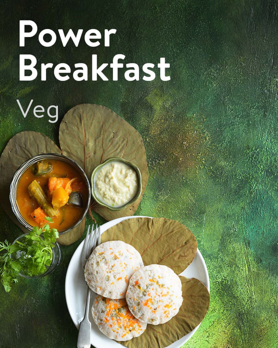 Power Breakfast Veg Homely Meals Subscription at Eat.fit