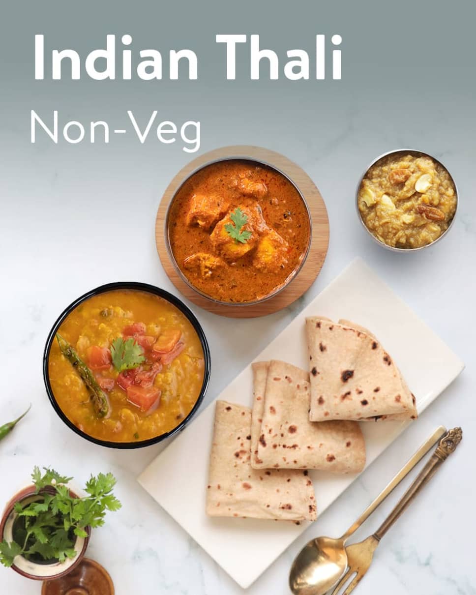 Indian Thali Non-Veg Homely Meals Subscription at Eat.fit