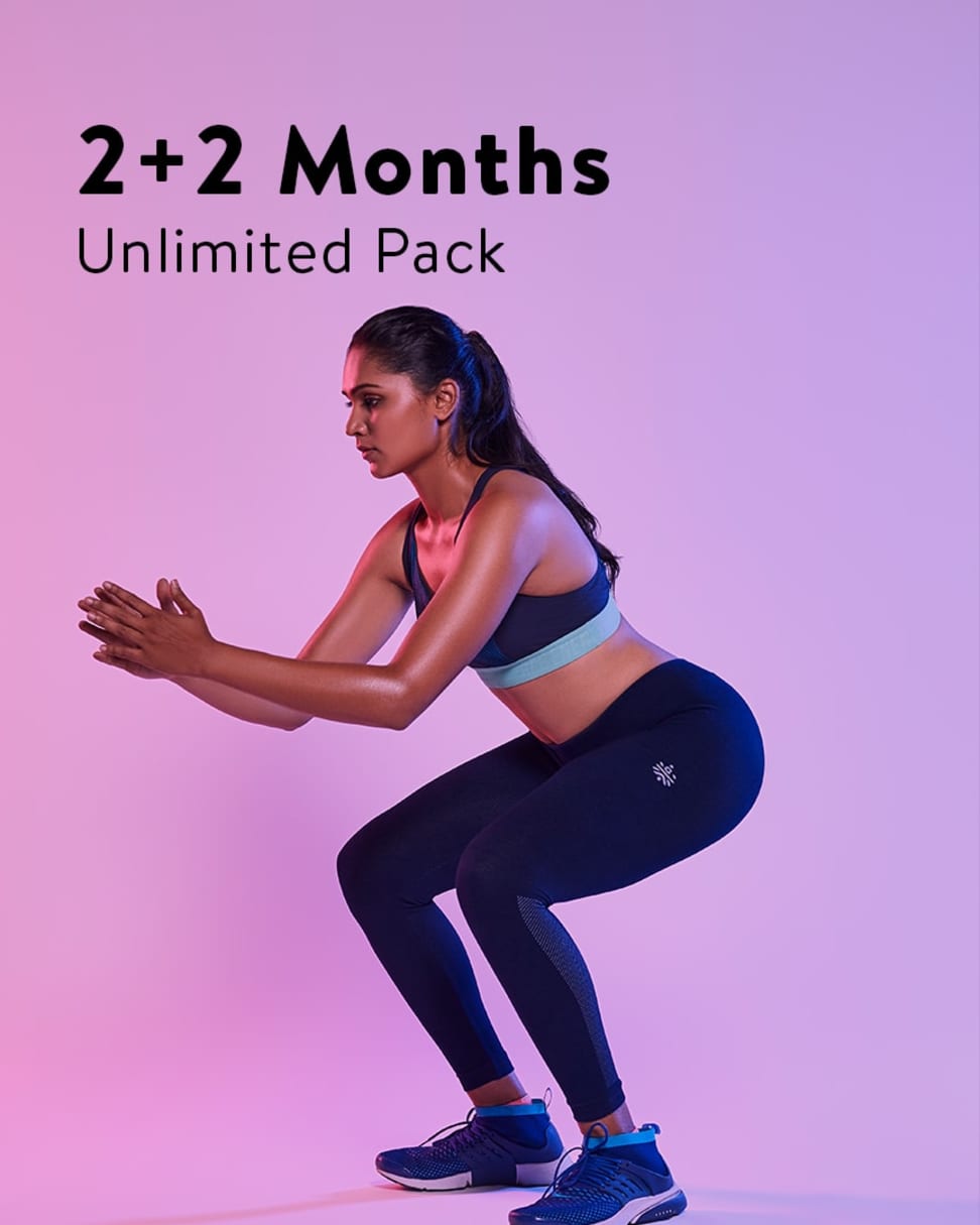 cult.fit Gym WorkOut 2+2 Months cultpass BLACK Pack