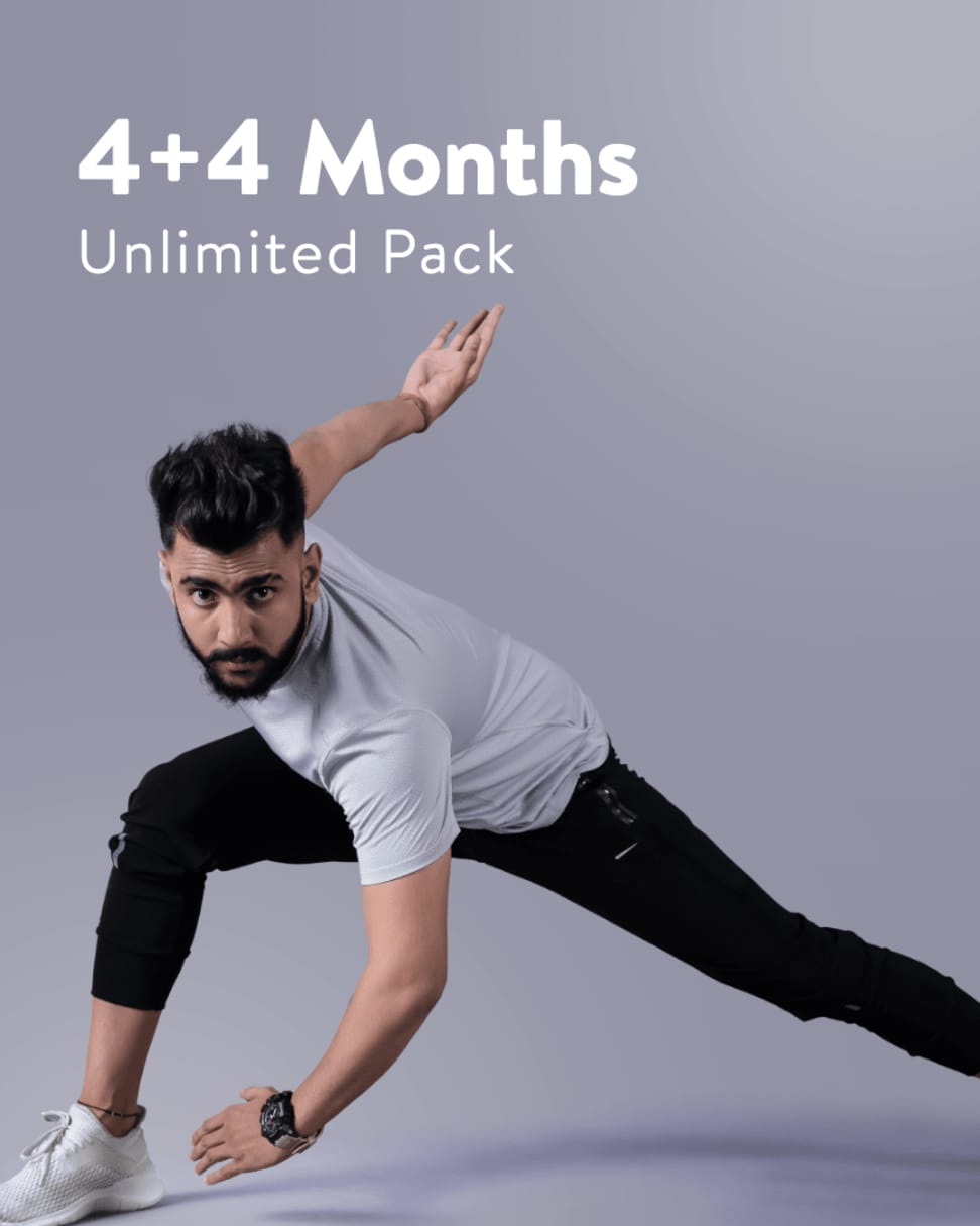 cult.fit Gym WorkOut 4+4 Months cultpass BLACK Pack