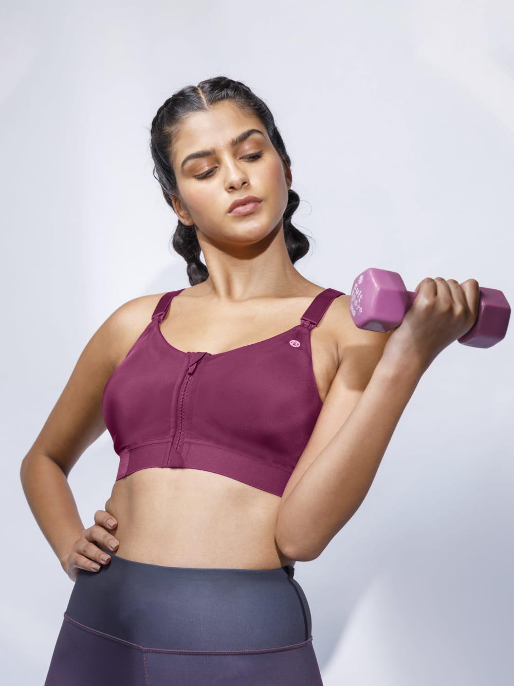 Thrive Societe Strappy Square Neck Bra at  - Free