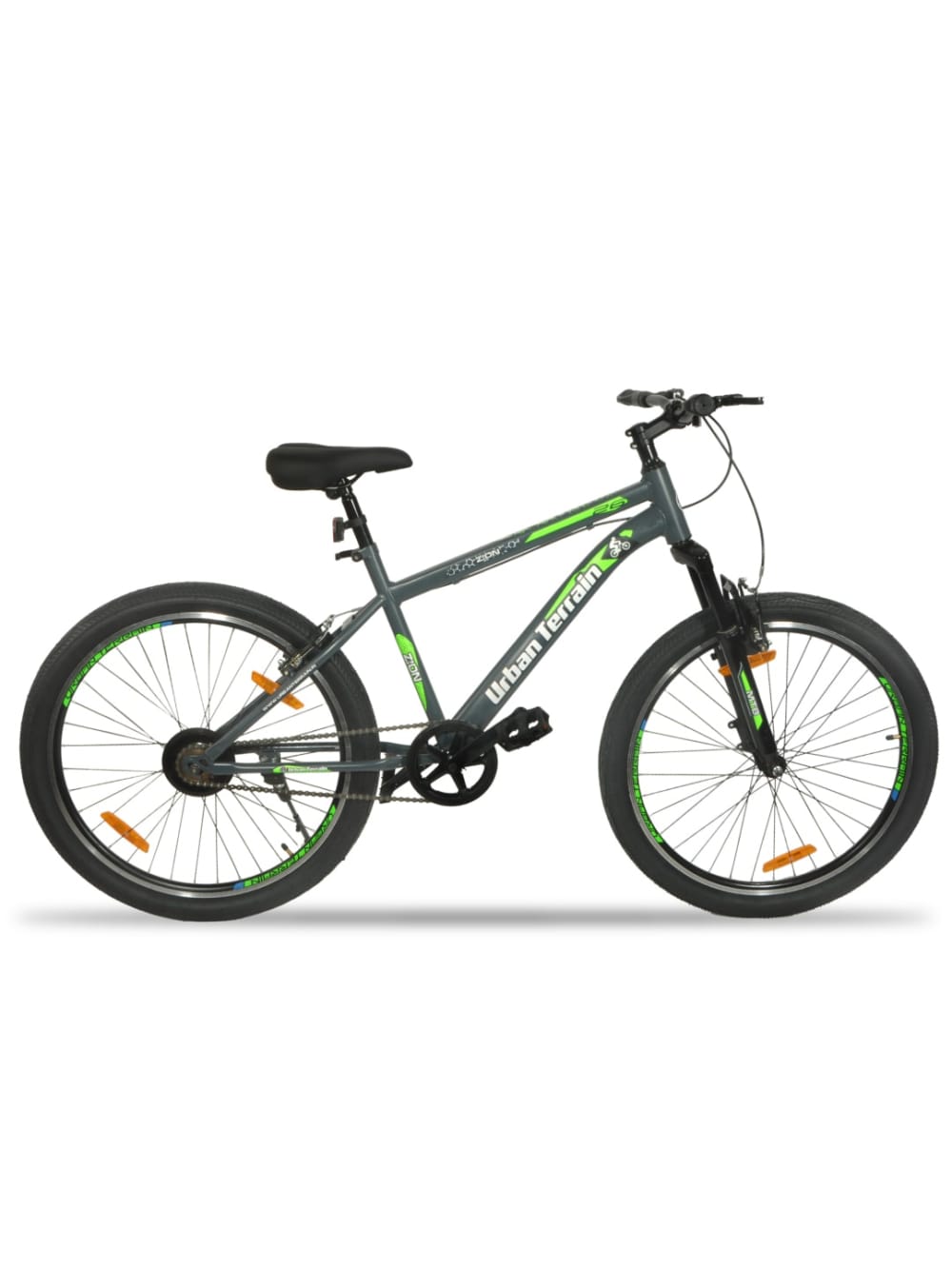 Hero sprint thorn 26 inches single speed 2025 front suspension bike for adults green & black