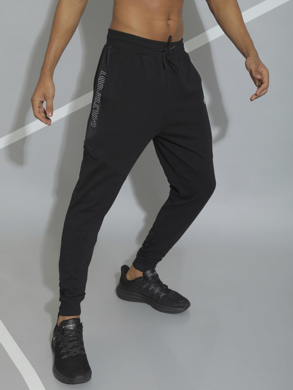 Joggers with mesh panels store