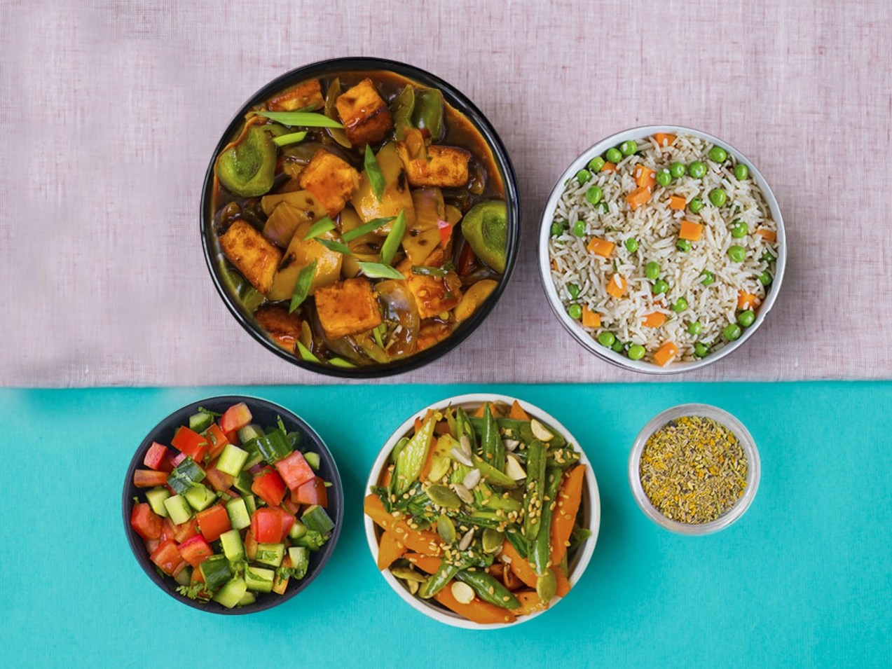 Order Pulao Chilli Paneer Sauteed Veg Online At Eat Fit